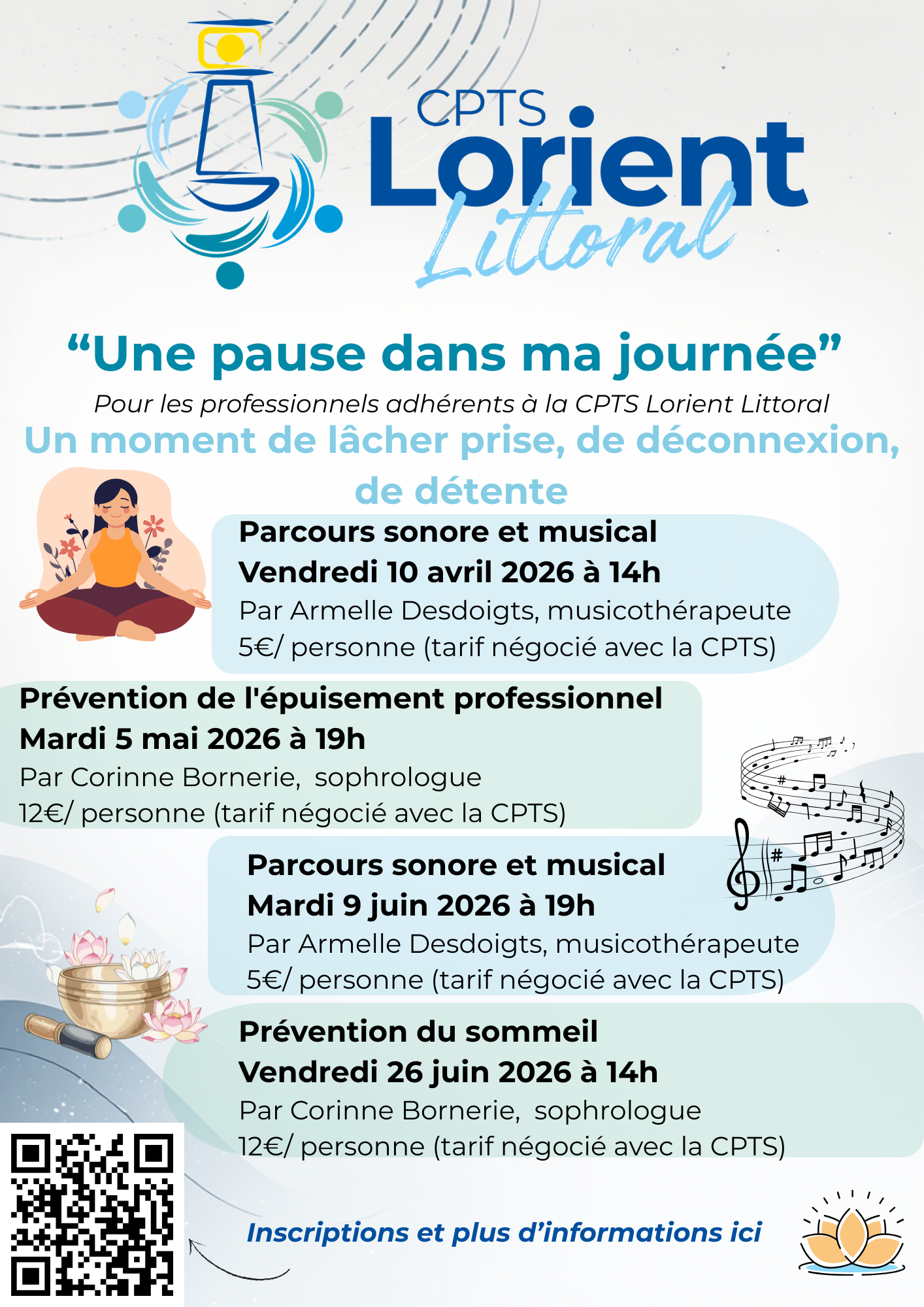 Une pause dans ma journée